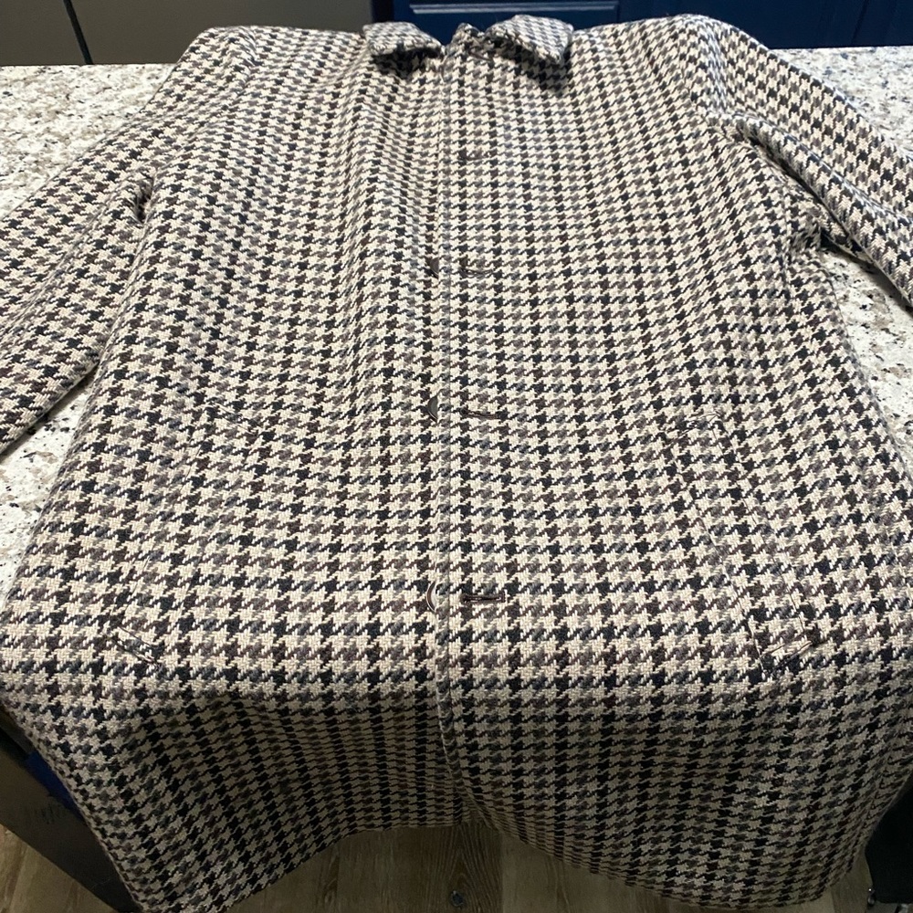 Mens Large Tall Express Tweed Coat